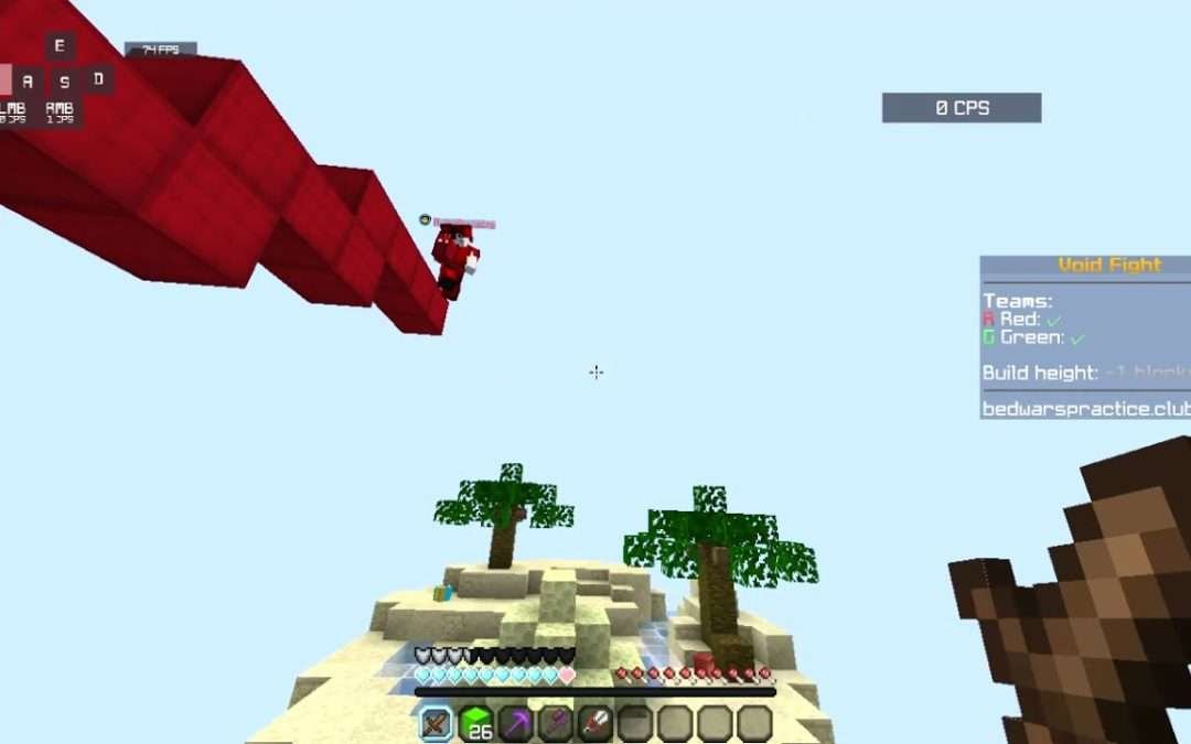 I played Void Fight on Bedwars Practice server