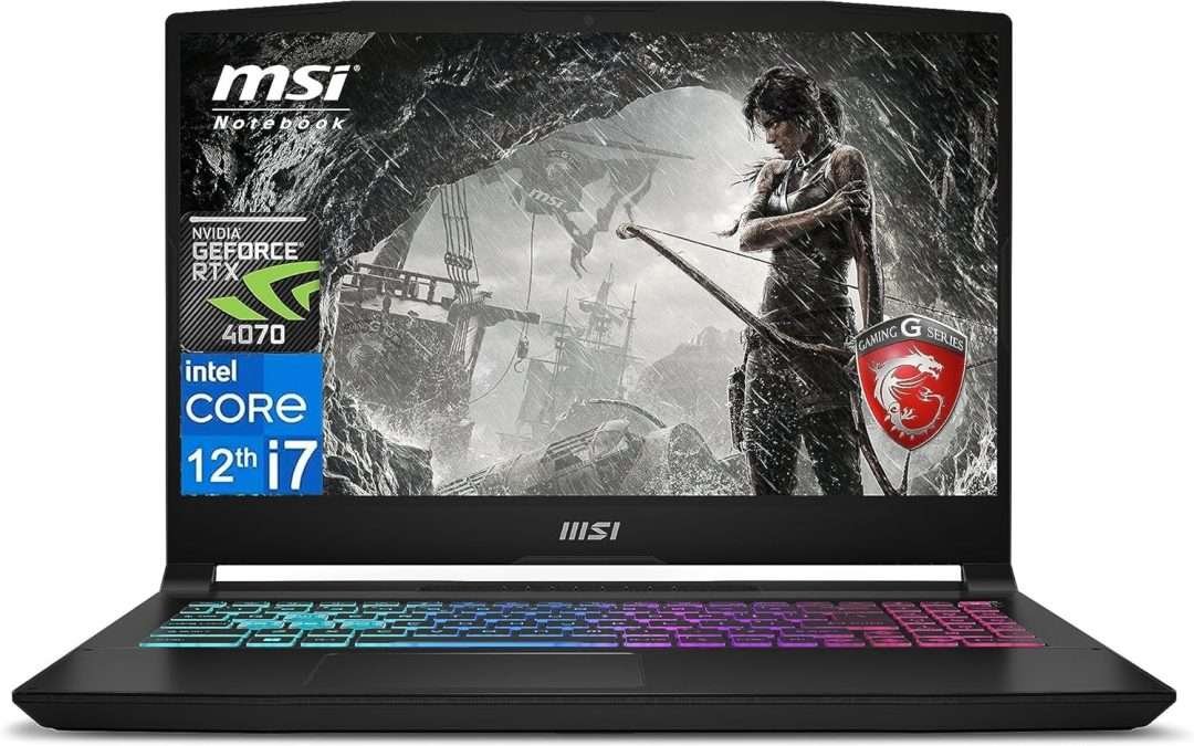 MSI 2023 Katana 15 Gaming Laptop, 15.6″ 144 Hz IPS Display, Intel Core i7 12650H (Up to 4.7 GHz), GeForce RTX 4070, 32GB RAM, 2TB SSD, Wi-Fi 6, 4-Zone RGB Gaming Keyboard, Windows 11 Home