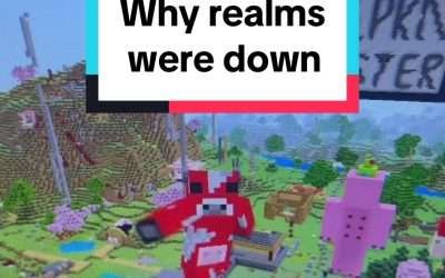 @iitibor Why realms were down #iitibor #minecraft #minecraftbedrock #minecraftre…
