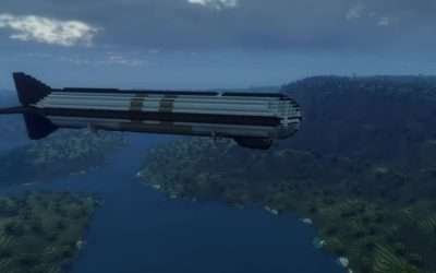 @defens93 Zeppelins in Minecraft goes crazy #minecraft #minecraftmods #foryou #z…