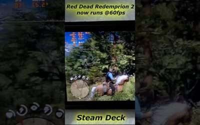 Red Dead Redemption 2 Steam Deck with FSR 3 Frame Gen Windows 10 #steamdeck #reddeadredemtion2