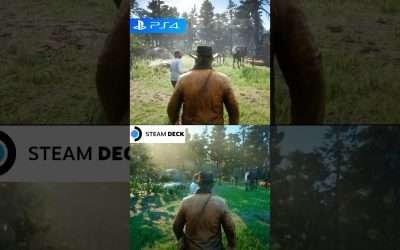 PS4 VS Steam Deck en Red Dead Redemption 2🏜️ #playstation #ps4 #steamdeck