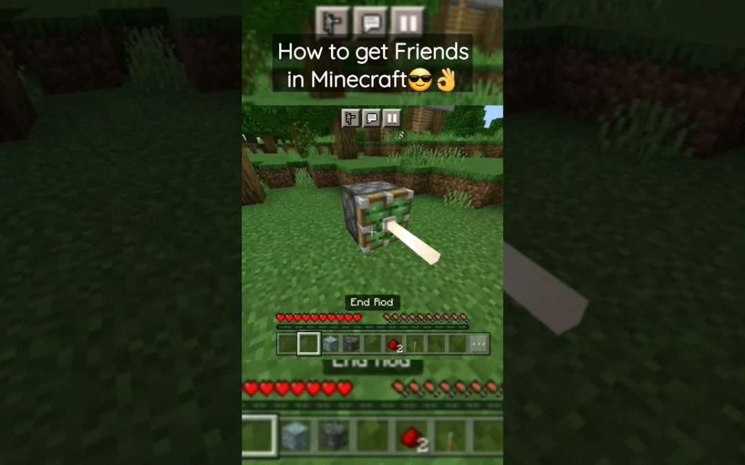 How to get Friends in Minecraft😎👌 #shorts