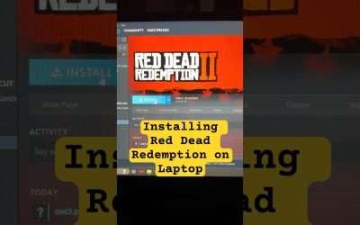 Red Dead on Laptop #reddeadredemption #steam #steamgame #rockstargames #gaming