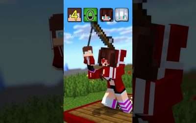 HELP Miley To Choose And Mine Bedrock – MAIZEN Minecraft Animation #shorts