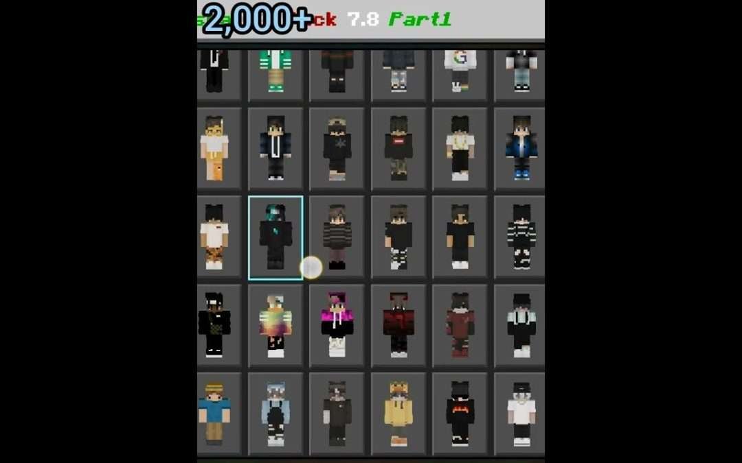 2,000+ skin for Minecraft #viral #shorts #ytshorts