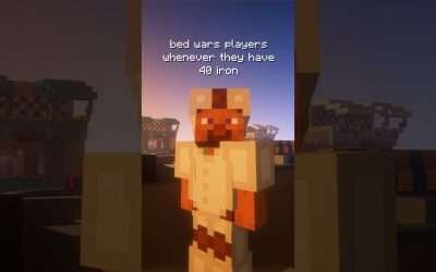 only pro Bed Wars players know the fireball method 💯🔥 #minecraft #hypixel #bedwars