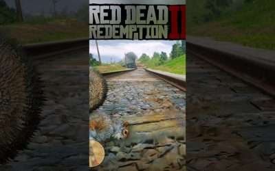 Legendary Squirrel vs. Train – Red Dead Redemption 2!  #rdr2 #reddeadredemption2