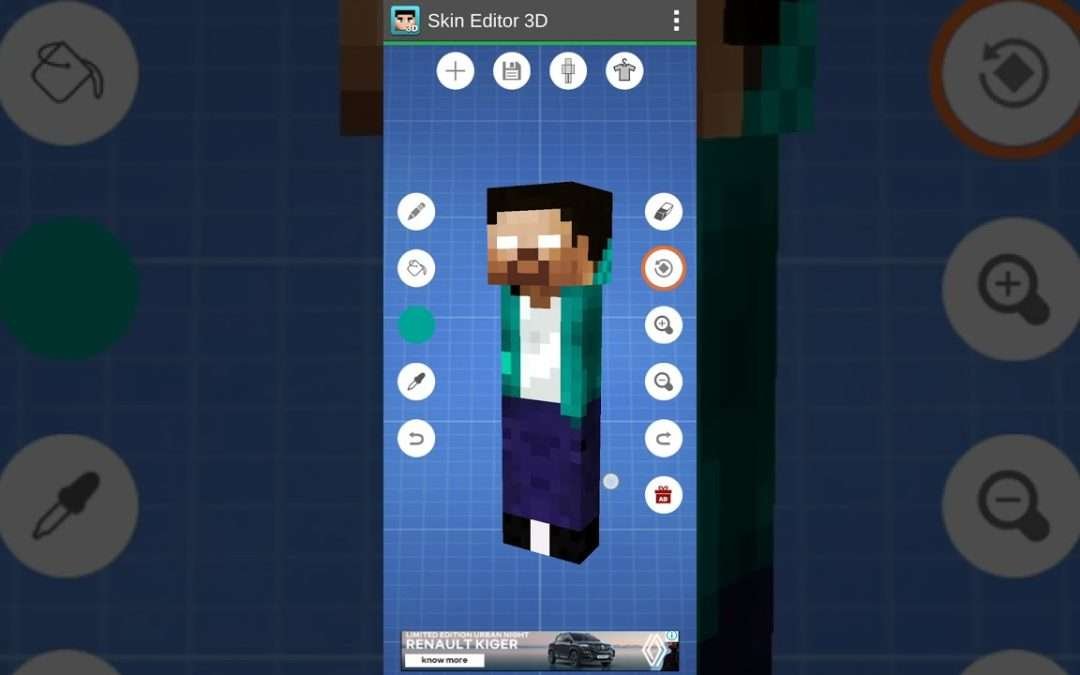 I made a XDjames in skin editor 3D