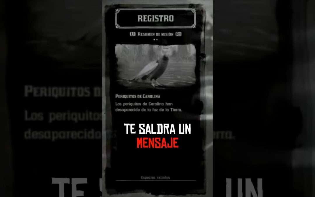 NUNCA MATES a estos PAJAROS en RED DEAD REDEMPTION 2
