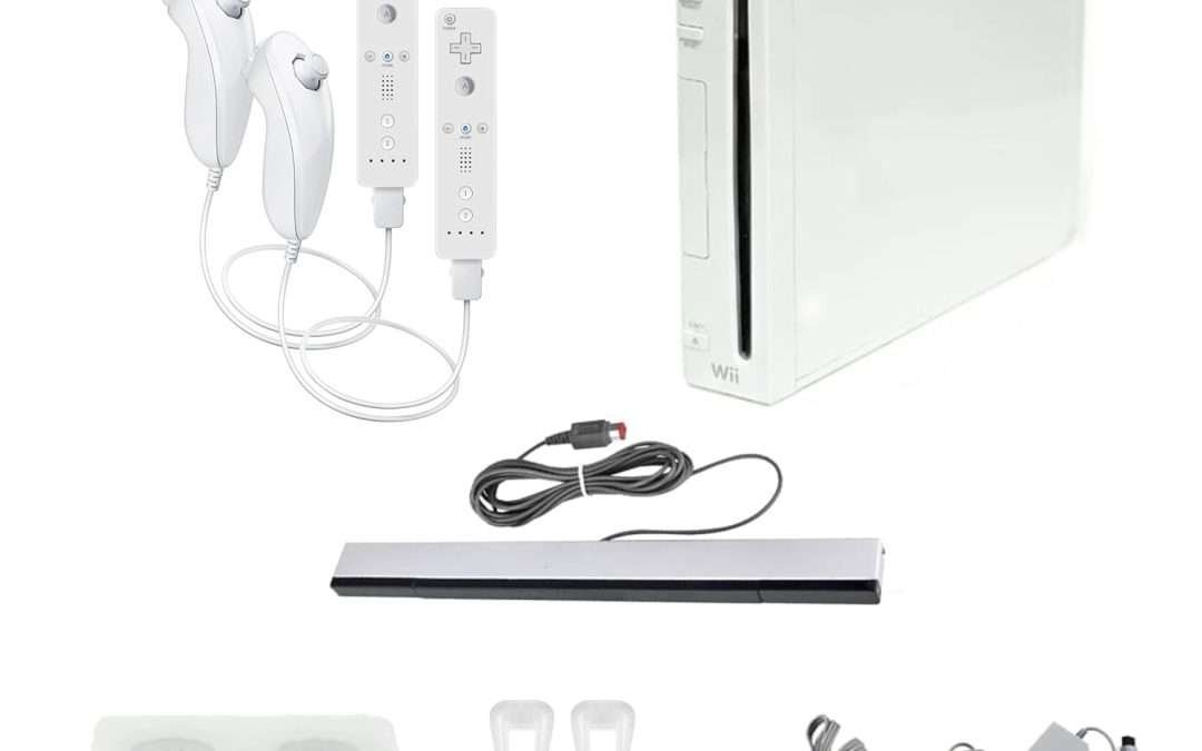 Nintendo Wii Console, White Premium Bundle (Renewed)