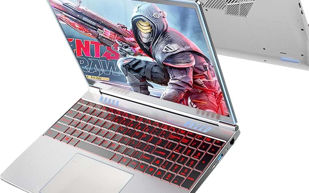 16 inch Laptop, Windows 11,16GB DDR4 512GB Gaming Laptops with Intel N95 Quad-Core Processor,Fingerprint Unlock Backlit Keyboard,1920P FHD Display,180° opening,WiFi 5GHz,USB3.0,Long Battery Life