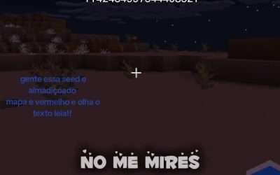 @jogando_minecraft7 seed almadiçoado com o do texto  mapa igual do texto: 2 temp…