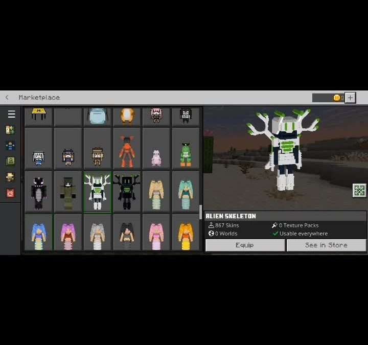 @hizply Minecraft skin 4D/5D version 1.21.71 skin:860+ #Minecraft #minecraft #mi…