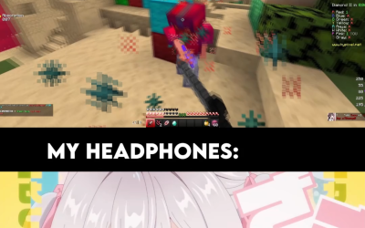 @xthonyg my situation in game, my headphones #bedwars #texturepack #anime #minec…
