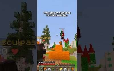 esse ta com sede #minecraft #bedwars #minecraftmemes