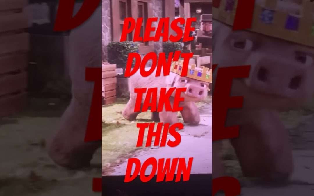 Villagers + TechnoBlade Tribute (Insane Theater Reaction) “A Minecraft Movie”