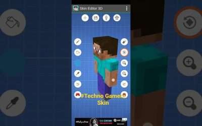 Techno Gamerz skin in minecraft skin editor@TechnoGamerz
