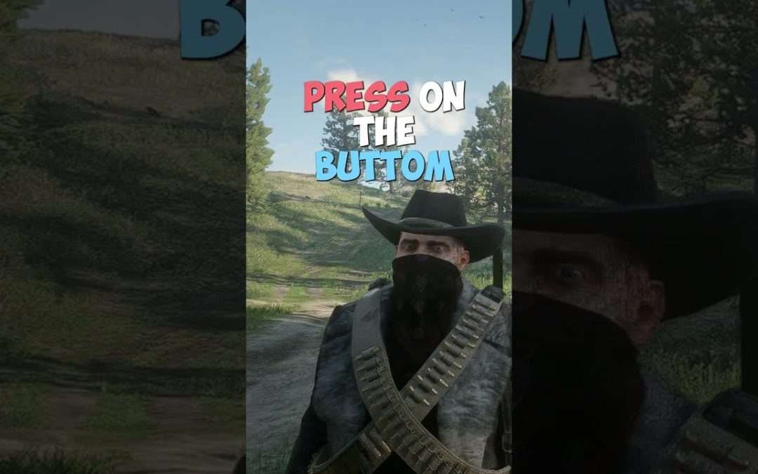 How to open player menu in Red Dead Redemption 2 Online | Quick Menu #shorts #rdronline #rdr2 #rdr