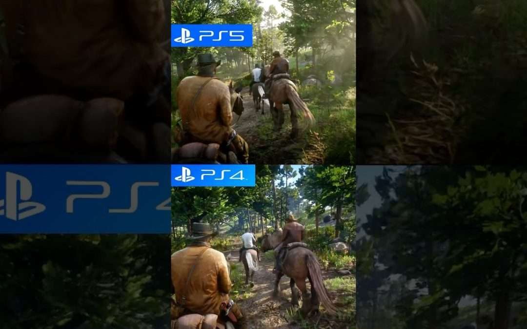 ¿Se ven igual PS5 y PS4 en RDR 2?🤨 #rdr2 #ps5 #ps4
