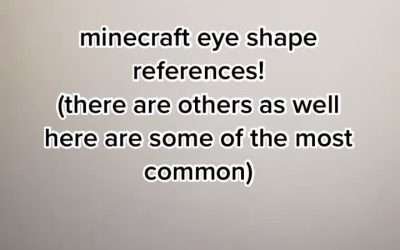 @sleepystufful minecraft skin eyeshapes! #minecraft #mcyt #mc #minecraftskin #mi…