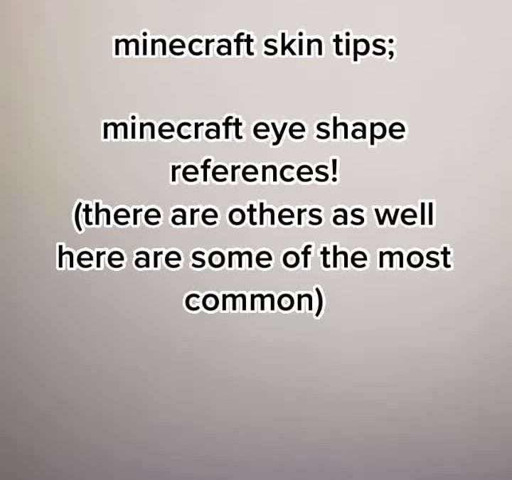 @sleepystufful minecraft skin eyeshapes! #minecraft #mcyt #mc #minecraftskin #mi…