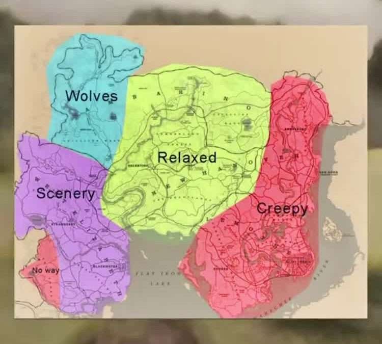 @.red.warriors Rdr2 map explained. #fyp #reddeadonline #rdr2 #viral #gaming  …