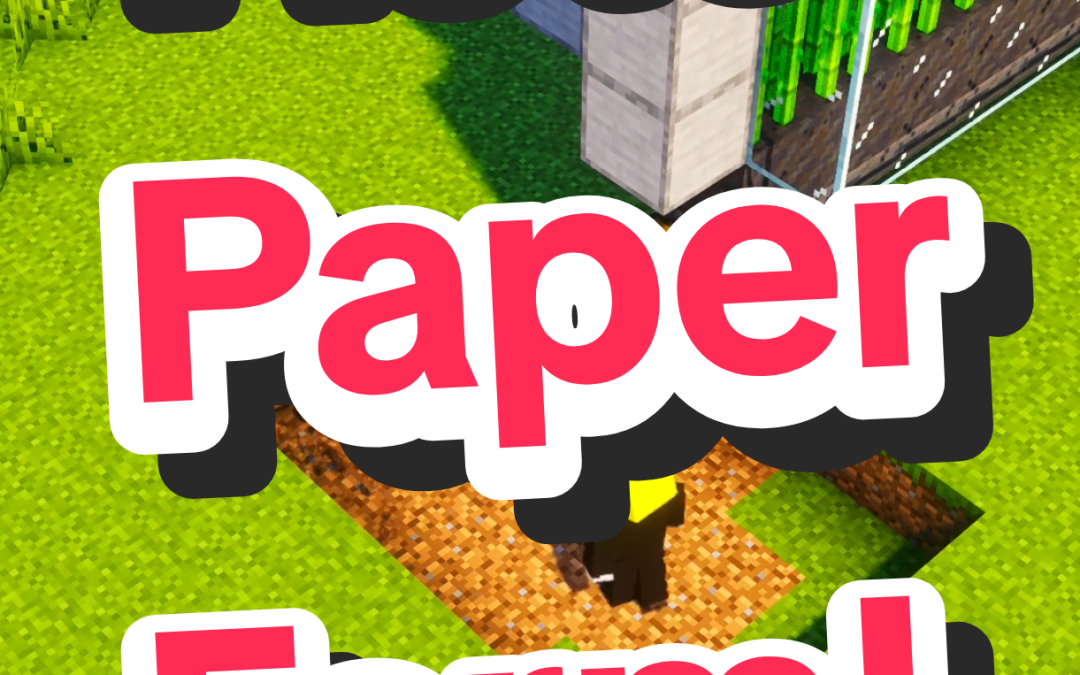 @revxte Automatic Paper Farm in Minecraft! #minecraftusa #Minecraft #minecrafttu…