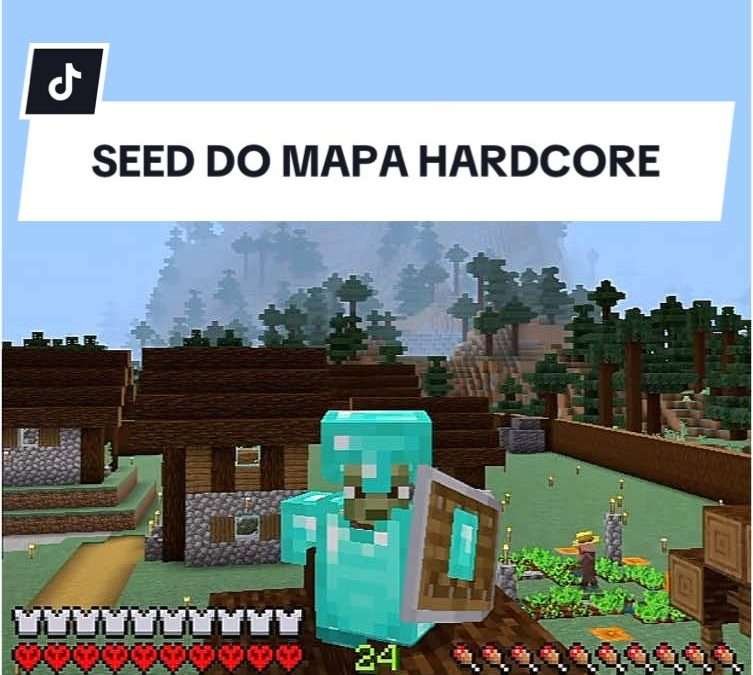 @billzbedrock Seed do meu mapa Hardcore  #Minecraft #minecraftbedrock #minecraft…
