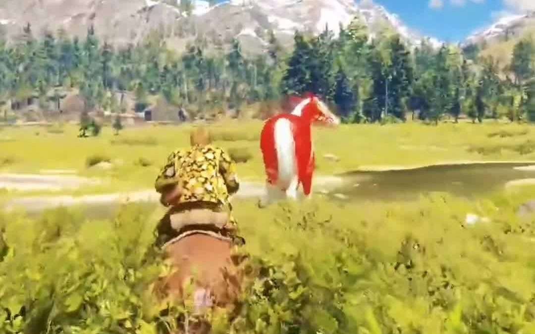 @survive.the.night49 RAREST HORSE LOCATION IN RED DEAD REDEMPTION 2  #rdr2edit #…