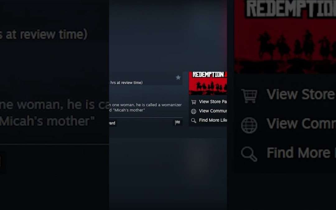 Red Dead Redemption 2 Steam Review