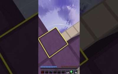 Easiest Hippo Minecraft Bridge Map #shorts #short #bridge #pvp