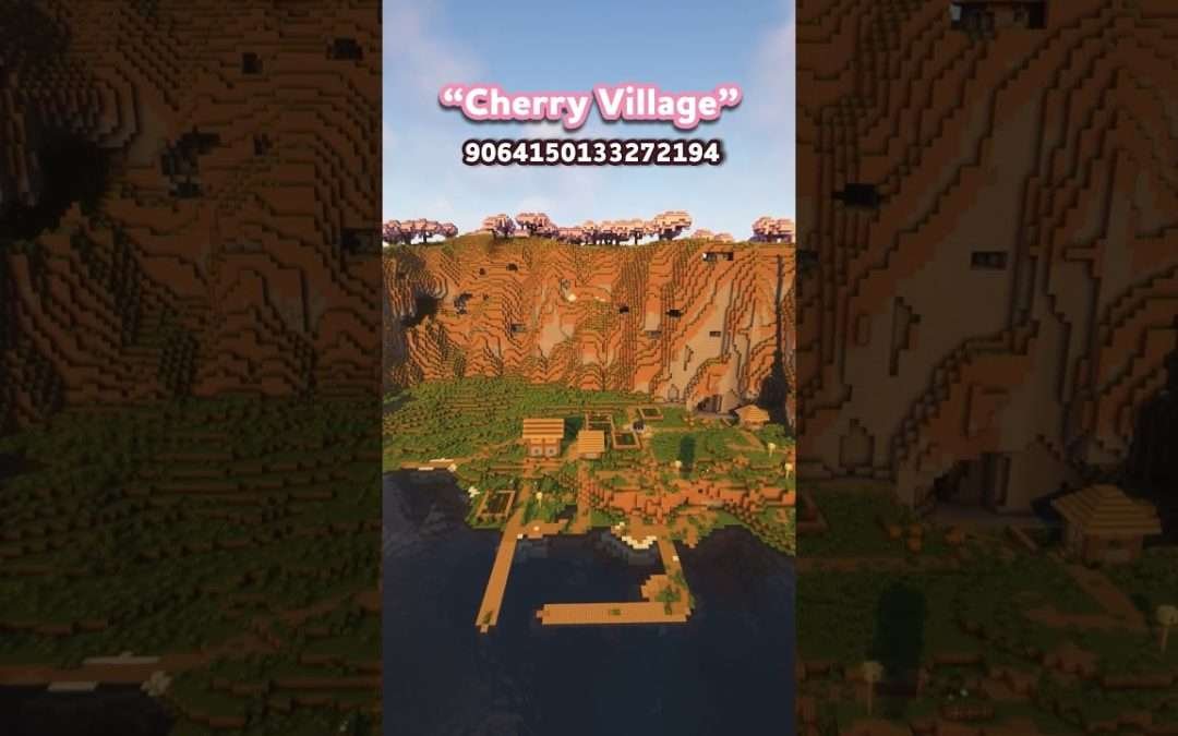Amazing 1.20 Cherry Blossom Biome Seeds! 💗🤩 | #minecraft #shorts