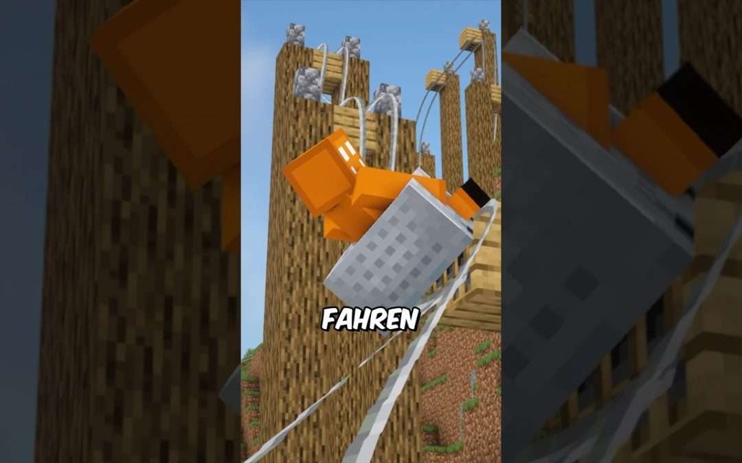 Die PERFEKTE MOD für ACHTERBAHNEN in MINECRAFT… #minecraft #toobad #mods