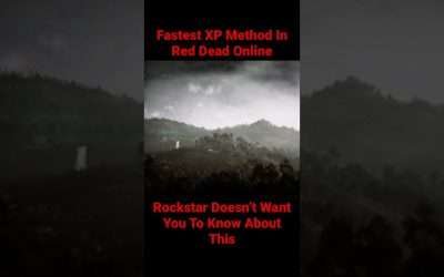 The Fastest Way To Earn XP In Red Dead Online (RDR2 Online XP Method)