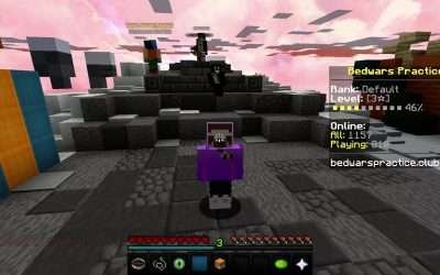 Playing Bedwars practice server until I get 19 secs on speed clutch!