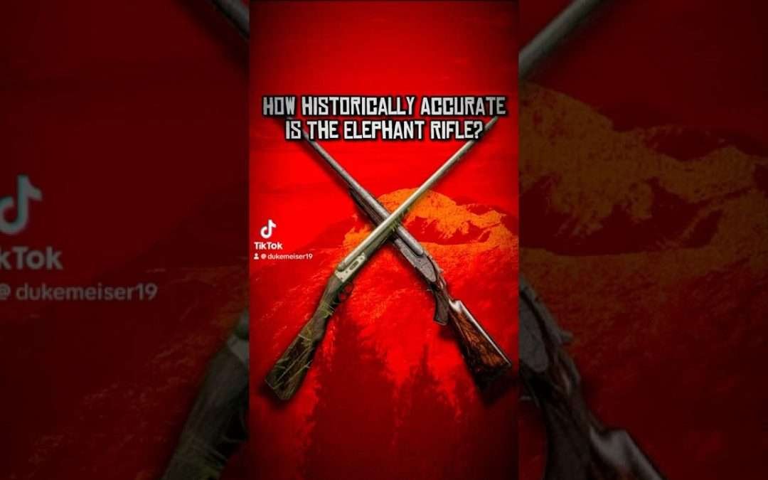 How Historically Accurate Is The Elephant Rifle? #rdr #rdr2 #history #rifle #reupload #fyp