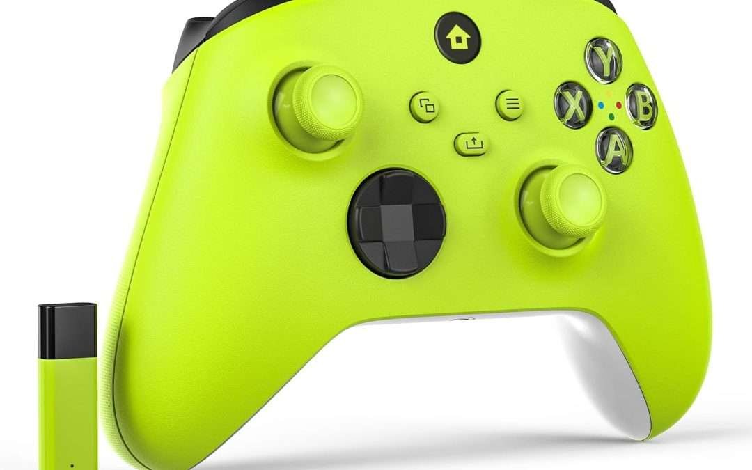 W&O Wireless Controller Compatible With Xbox One（Electric Volt）