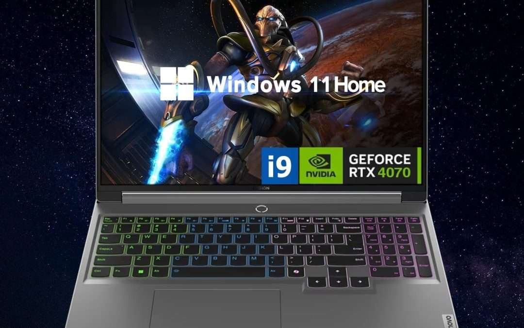 Lenovo Legion 16″ QHD+ i9 RTX 4070 Gaming Laptop, 16″ QHD+ (2560 x 1600) 165 Hz, Intel i9-14900HX, NVIDIA GeForce RTX 4070, 32GB RAM, 2TB SSD, RGB Backlit Keyboard, Windows 11 Home, Grey