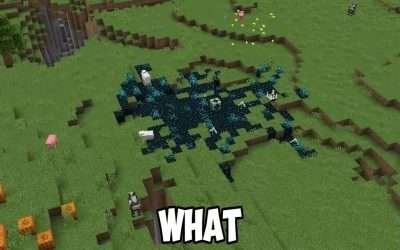 @imfireydude what if minecraft had a sculk apocalypse? | mod – Sculk Horde by GR…