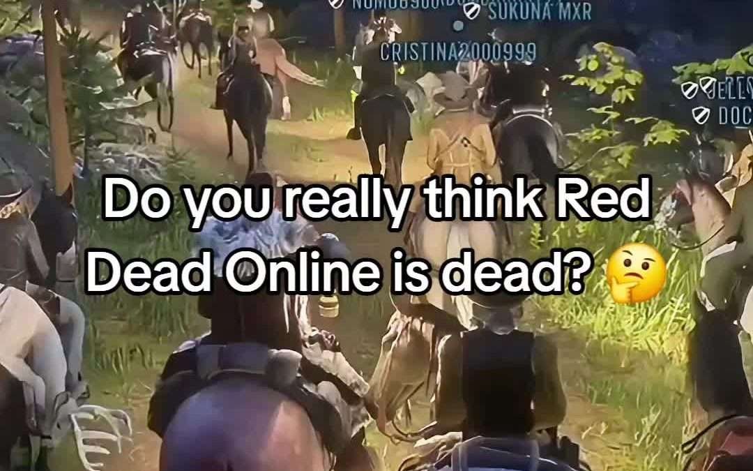 @onegamers85 Why do people keep saying Red Dead Online is dead?  Agree or disagr…
