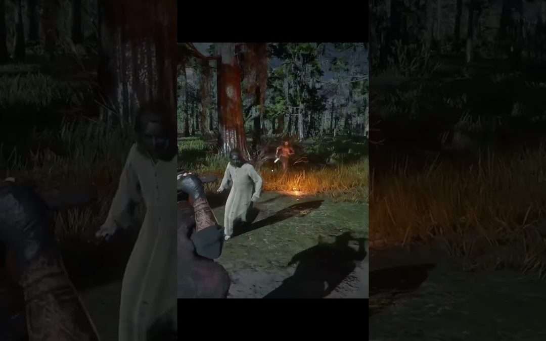 The ghostly woman ran into the living King of Hell. #shorts #reddeadredemption2 #steam
