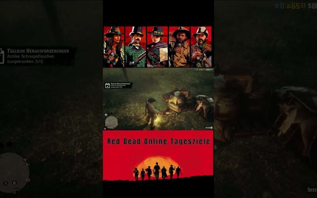 Ändere Lagerstil / Trink Antiken Schnaps / Tanze im Saloon #ps4 #reddeadonline Tagesziele