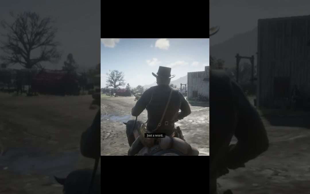 The man from Blackwater. | Red Dead Redemption  II