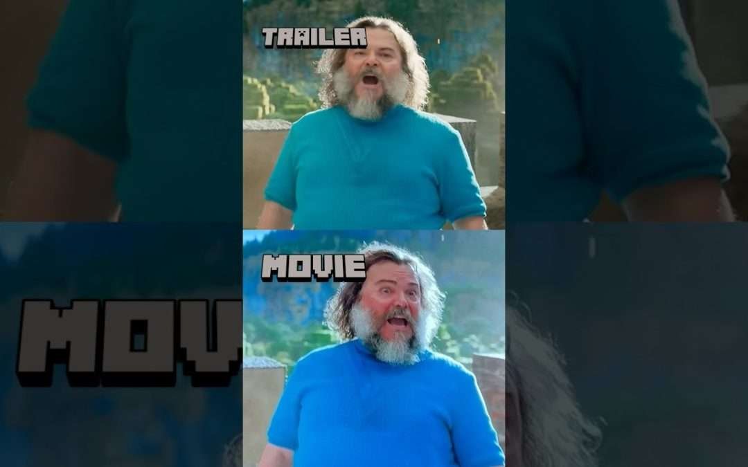 Minecraft Movie – I… Am Steve | Trailer vs. Movie Comparison