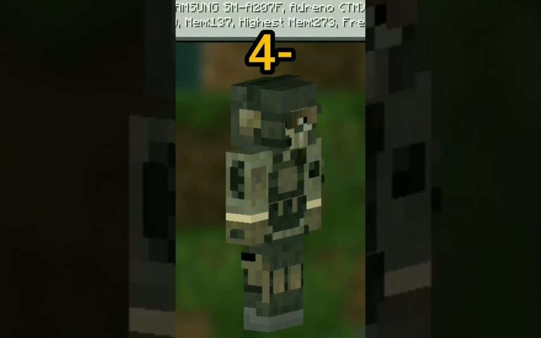 Top 5 codm Ghost MINECRAFT skins! #codm #minecraft #ghost #call_of_duty_mobile