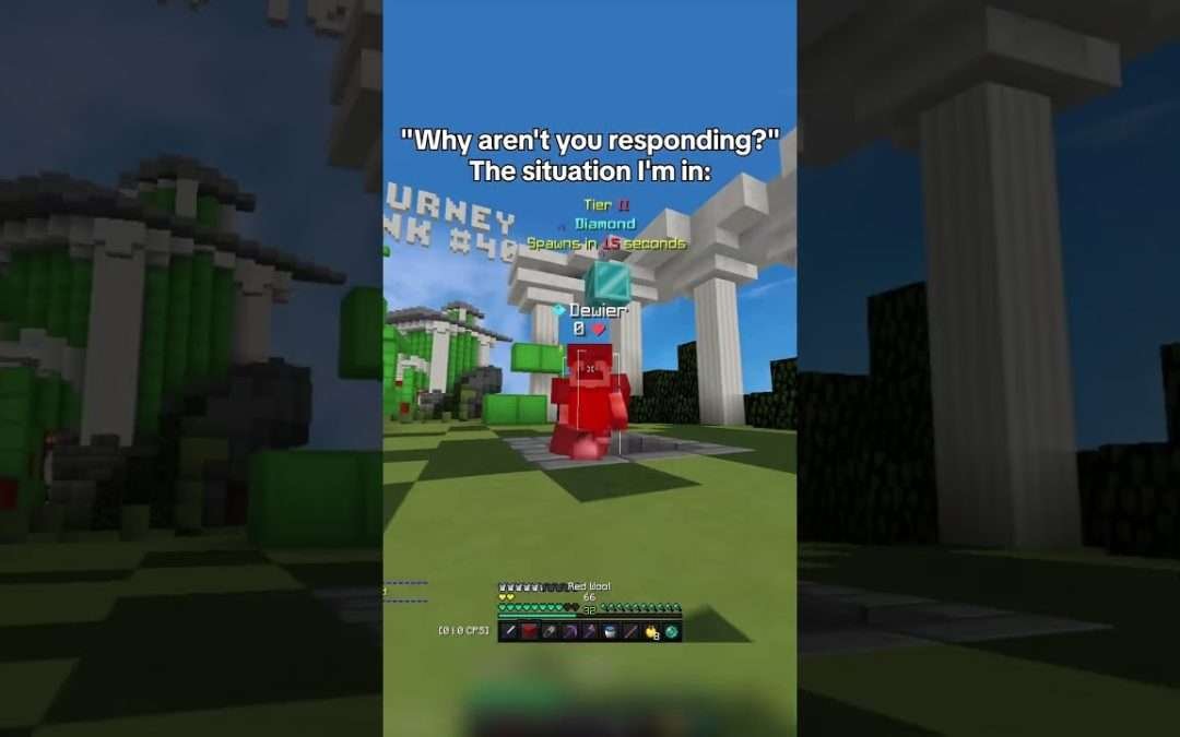 Insane 1v4 Clutch #minecraft #bedwars