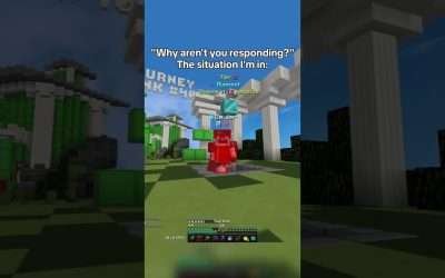 Insane 1v4 Clutch #minecraft #bedwars