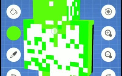 @vbakardi I made my own minecraft skin inspired by dream :p #fyp #minecraft #mcp…