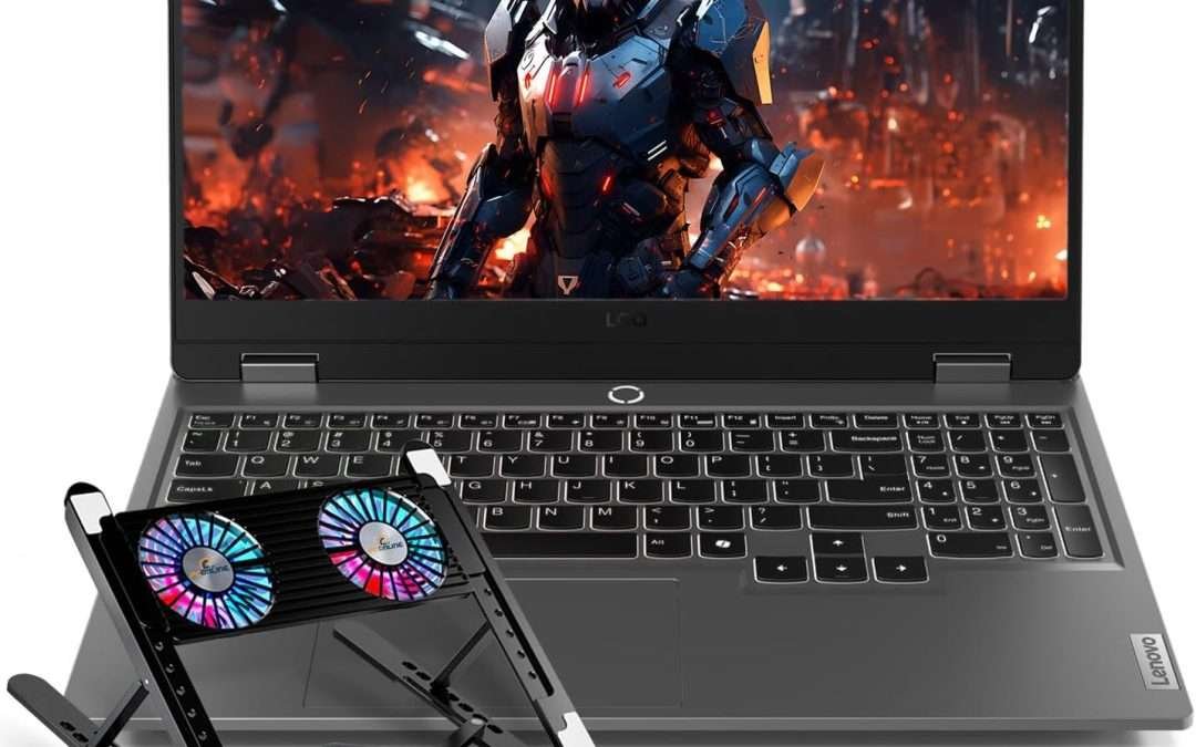 Lenovo LOQ 15 15ARP9 RTX 4050 Gaming Laptop, 15.6 FHD 144Hz IPS Display, AMD Ryzen 7 7435HS, NVIDIA GeForce RTX 4050, 16GB DDR5 RAM, 1TB SSD, Backlit Keyboard, Wi-Fi 6, Bundle with PCO Laptop Cooler